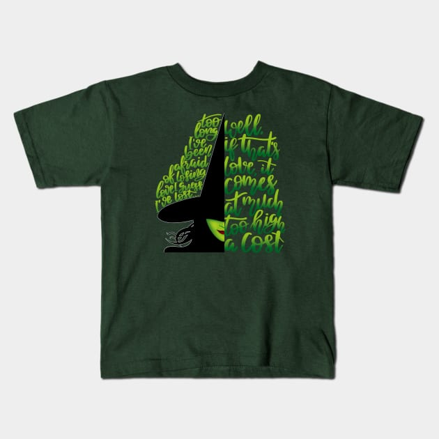 Wicked Defying Too High A Cost Kids T-Shirt by MyownArt